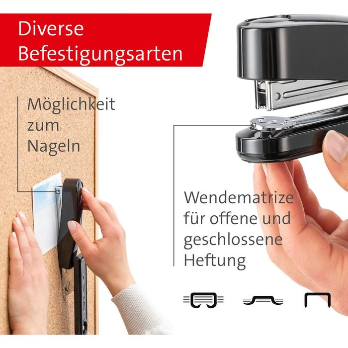 Novus B3 020-1261 Heftgerät 30 Blatt Schwarz 4 Novus B3 020-1261 Heftgerät 30 Blatt Schwarz – Bild 4