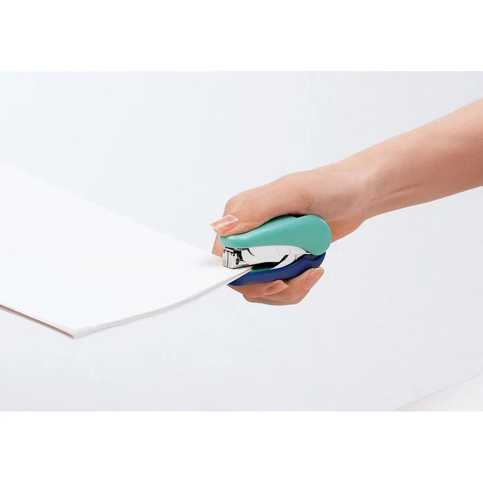 Plus-Japan Heftgerät 30591, ST-010VH, Flat-Clinch Heftleistung 25 Blatt, Türkis-blau 5 Plus-Japan Heftgerät 30591, ST-010VH, Flat-Clinch Heftleistung 25 Blatt, Türkis-blau – Bild 5