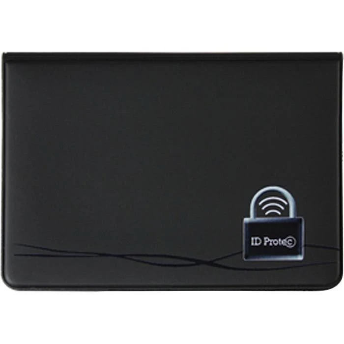 ID-Protec Kreditkartenhülle 18200, PP, RFID-Schutz, 97 X 69,5mm, Für 4 Karten, Schwarz 2 ID-Protec Kreditkartenhülle 18200, PP, RFID-Schutz, 97 X 69,5mm, Für 4 Karten, Schwarz – Bild 2