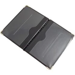 MJ-Design-Germany Ausweisetui 2242, Schwarz, 4 Fächer, 9 X 12cm, Kunstleder -Novus Leitz Verkaufe 07e4176f47ffe8aebb6da68b84088fa0073b4439 ausweisetui mj design germany 2242