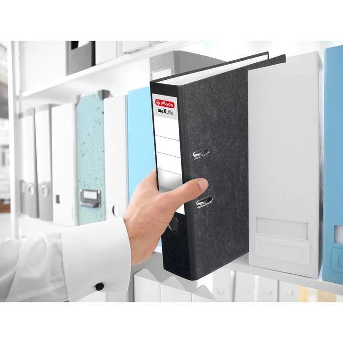 Herlitz MaX.file Nature 5171806 Ordner, A4, Breit, Karton, Schwarz, 8cm 3 Herlitz MaX.file Nature 5171806 Ordner, A4, Breit, Karton, Schwarz, 8cm – Bild 3