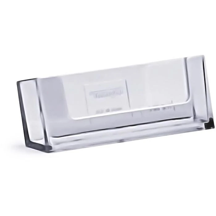 Taymar Visitenkartenhalter WBC93, Kunststoff, Zur Wandmontage, Glasklar, 1 Fach Für 50 Karten 1 Taymar Visitenkartenhalter WBC93, Kunststoff, Zur Wandmontage, Glasklar, 1 Fach Für 50 Karten