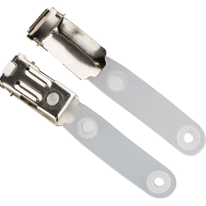 Böttcher-AG Ausweishalter Metall / Kunststoff, Clip, Silber, 100 Stück 1 Böttcher-AG Ausweishalter Metall / Kunststoff, Clip, Silber, 100 Stück