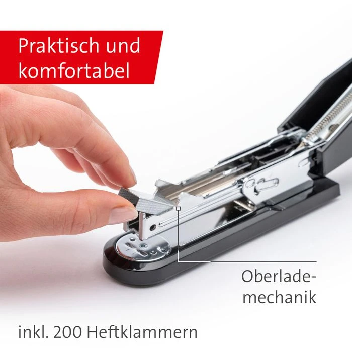 Novus B2 020-1255 Heftgerät, Heftleistung 25 Blatt Schwarz 3 Novus B2 020-1255 Heftgerät, Heftleistung 25 Blatt Schwarz – Bild 3