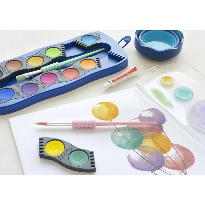 Faber-Castell Pinsel 481620, Soft-Touch Pinselset, Mit 3 Haar- Und 1 Borstenpinseln, 4 Stück 3 Faber-Castell Pinsel 481620, Soft-Touch Pinselset, Mit 3 Haar- Und 1 Borstenpinseln, 4 Stück – Bild 3