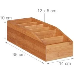 Relaxdays Tisch-Organizer 10024602, Bambus, Holz, 6 Fächer, Braun -Novus Leitz Verkaufe 2a441622cef73746bde50c67ab27ec1d280f5687 tisch organizer relaxdays 10024602 bambus