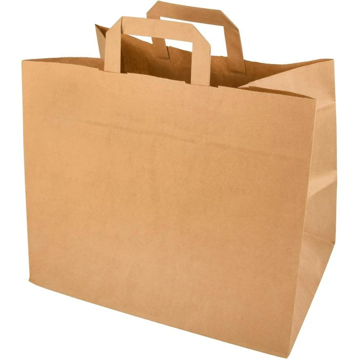 Papstar Tragetaschen Braun, 32 X 27cm, Papiertüten Mit Henkel, 50 Stück 1 Papstar Tragetaschen Braun, 32 X 27cm, Papiertüten Mit Henkel, 50 Stück