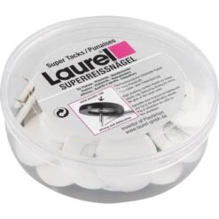 Laurel Reißzwecken 2704-10, Superreissnagel, Weiß, 30 Stück -Novus Leitz Verkaufe 37493d507aeff5d35f12f2d79ad4d22887e215e6 reisszwecken laurel 2704 10