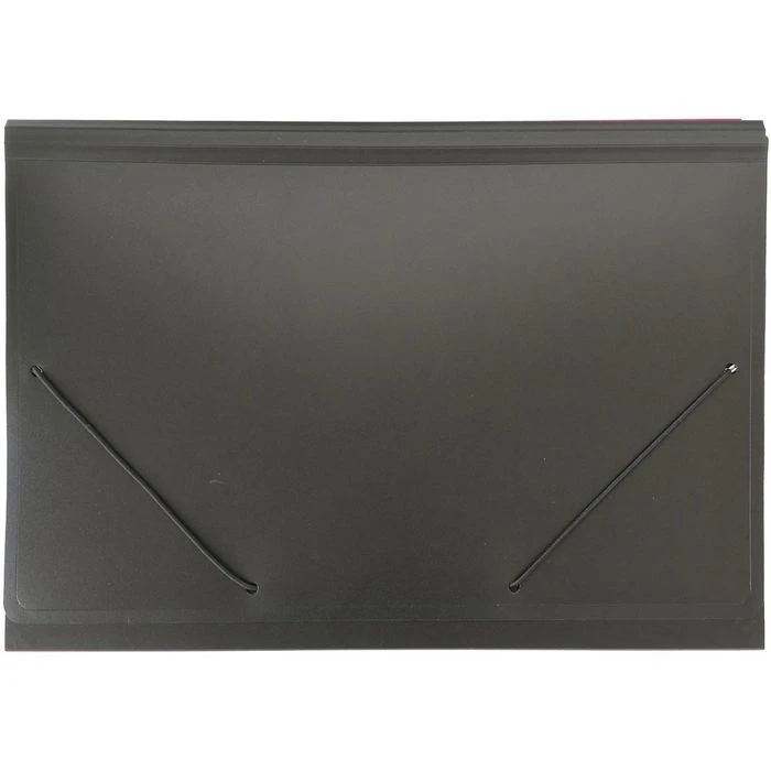 Foldersys Fächermappe 70005-30, A4, Schwarz, Aus Kunststoff, 7 Fächer 2 Foldersys Fächermappe 70005-30, A4, Schwarz, Aus Kunststoff, 7 Fächer – Bild 2