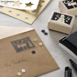 Rayher Motivstempel 29216000, 4 X 5 Cm, Briefmarkenmotiv Weihnachtspost Elch -Novus Leitz Verkaufe 42b09f7053b29d5335dd04361a09b6182710da95 motivstempel rayher 29216000 4 x 5 cm