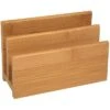 Wedo Briefständer Bambus 61307, Braun, Aus Holz, 2 Fächer
