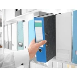 Grüner Balken Ordner A4, Breit, 8cm, Blau, Karton, Wolkenmarmor -Novus Leitz Verkaufe 47d8d13639812484b52780ef0ed462ae7f2cdf40 ordner gruener balken karton a4 8cm