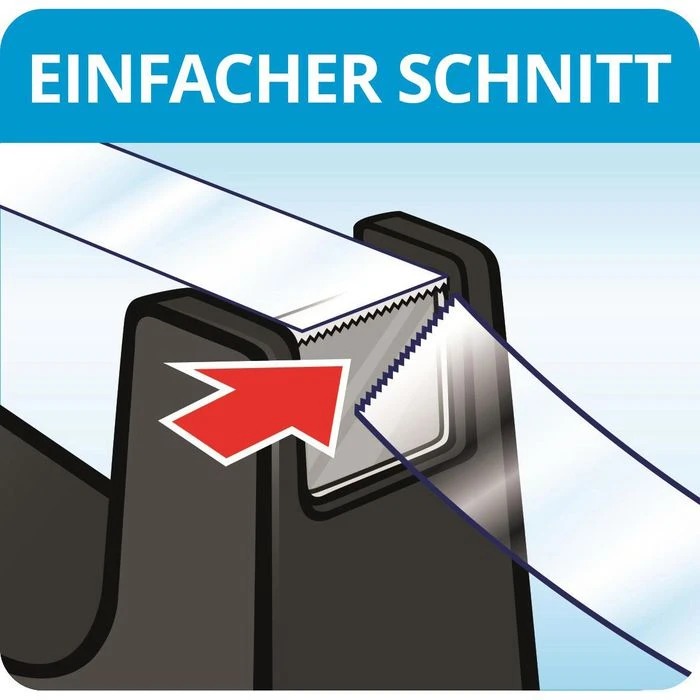 Tesa 57422 Easy Cut Schwarz Klebefilmabroller 5 Tesa 57422 Easy Cut Schwarz Klebefilmabroller – Bild 5