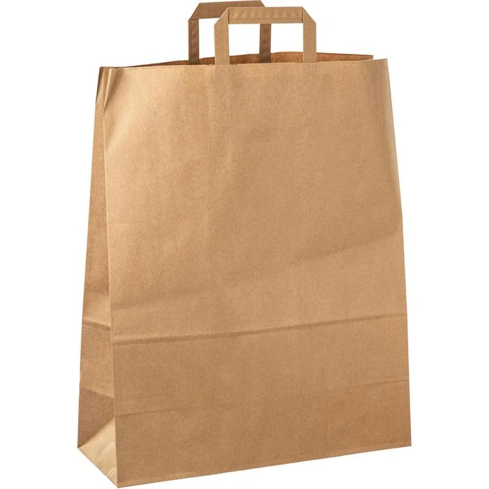 Topcraft Tragetaschen Braun, 32 X 42cm, Papiertüten Mit Henkel, 250 Stück 1 Topcraft Tragetaschen Braun, 32 X 42cm, Papiertüten Mit Henkel, 250 Stück