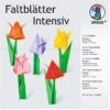Ursus Faltblätter 2835599, Aus Plakatpapier, 15 X 15cm, 65g/m², 10 Farben Sortiert, 100 Blatt