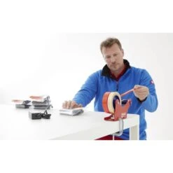 Tesa Klebefilmabroller 6012, Rot / Blau, Tischabroller Für 2 Kleberollen 25mm X 66m -Novus Leitz Verkaufe 509cf8c1d19ef03e608eda04836b72236750829b klebefilmabroller tesa 6012 rot blau