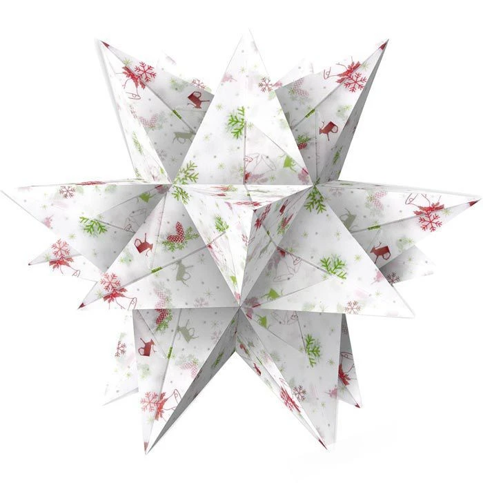 Ursus Faltblätter 34175500 Aurelio Stern Set, Classic Christmas 14,8 X 14,8cm, 115g/qm, 33 Blatt 3 Ursus Faltblätter 34175500 Aurelio Stern Set, Classic Christmas 14,8 X 14,8cm, 115g/qm, 33 Blatt – Bild 3
