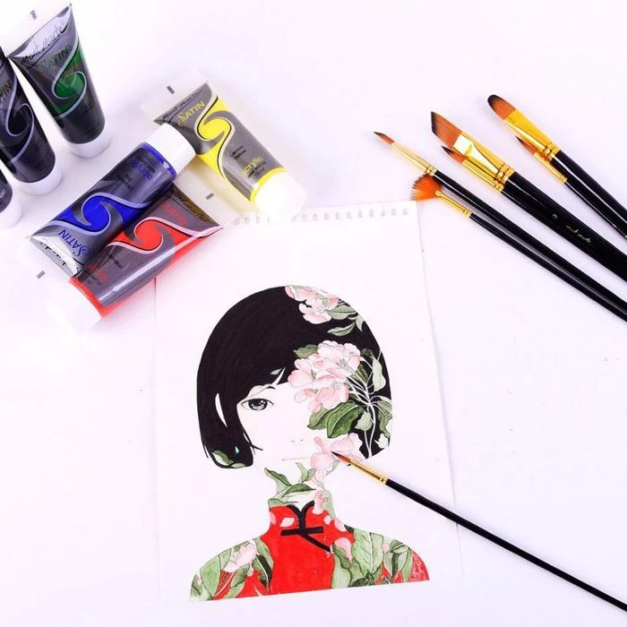 Mont-Marte Pinsel Studiopinsel-Set, Acryl & Aquarell, Verschiedene Größen, 15 Stück 6 Mont-Marte Pinsel Studiopinsel-Set, Acryl & Aquarell, Verschiedene Größen, 15 Stück – Bild 6