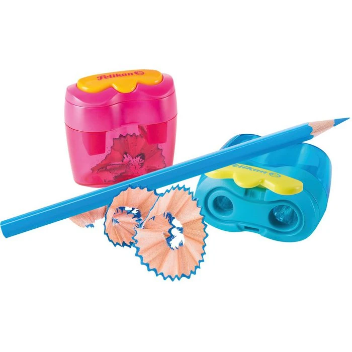 Pelikan Spitzer Flower 700702, Kunststoff, Blau, Doppelt, Stiftdurchmesser 8 Und 11 Mm 2 Pelikan Spitzer Flower 700702, Kunststoff, Blau, Doppelt, Stiftdurchmesser 8 Und 11 Mm – Bild 2