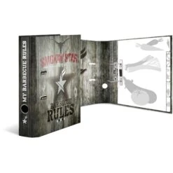 Herma Ordner 19597 BBQ, Rezeptordner, Karton, A4, 7cm, Motiv Smokin Star, Inkl. Register -Novus Leitz Verkaufe 6653c626e57193631568ccdc34adce31801fd7c6 ordner herma 19597 bbq rezeptordner karton a4