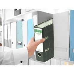 Elba Rado 10517 Ordner, A5 Hoch, Breit, Karton Schwarz -Novus Leitz Verkaufe 66dea97a4596ed019b6feedb6a932f0495c3f89b ordner elba 10517 rado karton a5 hoch 7 5cm