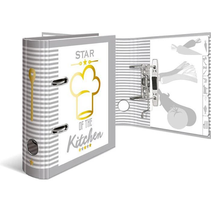 Herma Ordner 15416, Rezeptordner, Karton, A5, 7cm, Motiv Star Of The Kitchen, Inkl. Register 5 Herma Ordner 15416, Rezeptordner, Karton, A5, 7cm, Motiv Star Of The Kitchen, Inkl. Register – Bild 5