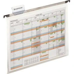 Leitz Hängesichttaschen 1929-00-00 Alpha, A4, 0,2mm, Aus PVC, Transparent, 25 Stück