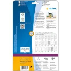 Herma DVD-Einleger 5037, Weiß, 273 X 183mm, Glänzend, 25 Einleger -Novus Leitz Verkaufe 702f6e451fa00be21e1d7c9679bd14f3586387a0 dvd einleger herma 5037 weiss