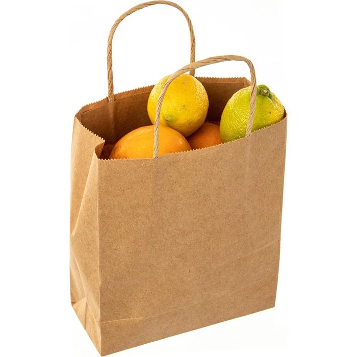 Folia Tragetaschen Braun, 18 X 21cm, Papiertüten Mit Henkel, 20 Stück 4 Folia Tragetaschen Braun, 18 X 21cm, Papiertüten Mit Henkel, 20 Stück – Bild 4