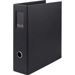 Rössler-Papier Ordner 1317452709 S.O.H.O., Karton, A4, 8,5cm, Schwarz, Mit Rückenschild