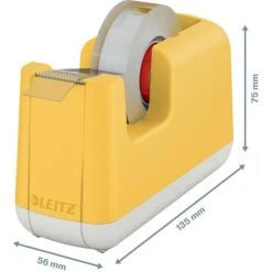 Leitz Klebefilmabroller Cosy 5367-00-19, Gelb, Tischabroller Für Kleberollen 19mm X 33m -Novus Leitz Verkaufe 77e14df772870206ead4a752788192fad95c3c7f klebefilmabroller leitz cosy 5367 00 19 gelb