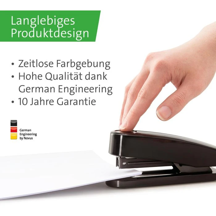 Novus Heftgerät B2 Re+new, 020-1931, Heftleistung 25 Blatt, Schwarz 5 Novus Heftgerät B2 Re+new, 020-1931, Heftleistung 25 Blatt, Schwarz – Bild 5