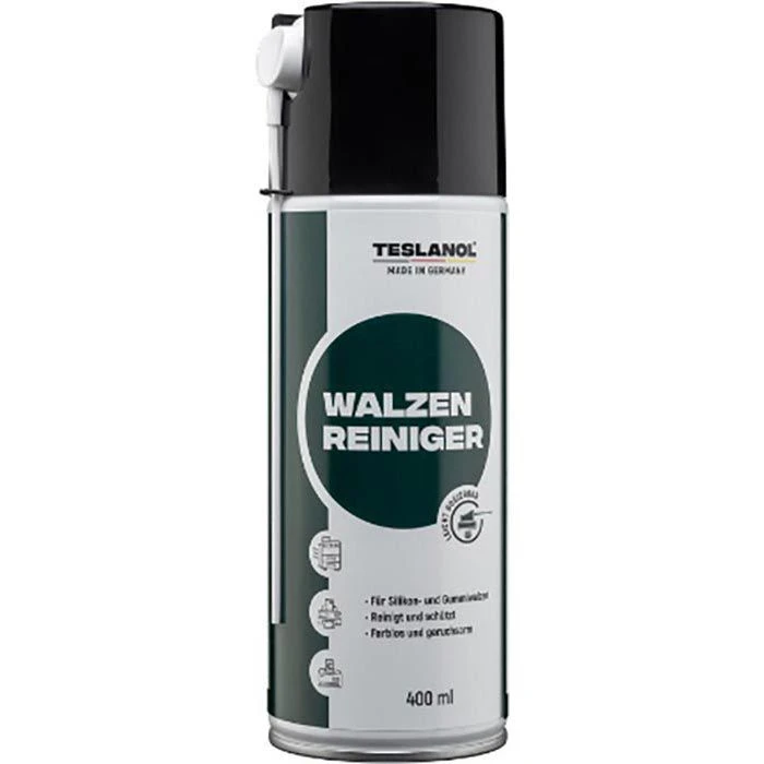 Teslanol Walzenreiniger, Für Silikon- & Gummiwalzen, Mit Sprühkopf, 400ml 1 Teslanol Walzenreiniger, Für Silikon- & Gummiwalzen, Mit Sprühkopf, 400ml