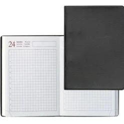 Lediberg Handwerkerkalender 859, Buchkalender, Jahresunabhängig, 1 Tag Auf 1 Seite, Kariert, A6
