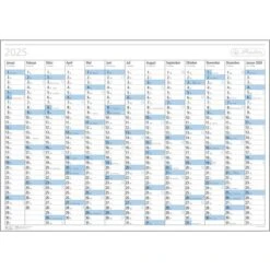 Herlitz Plakatkalender 50042234 Wandplaner, Jahresplaner, 13 Monate, 86x61cm (A1)