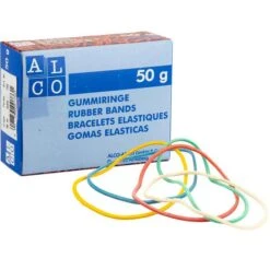 Alco 733 Gummiringe, Ø 50mm, Bunt, 50g