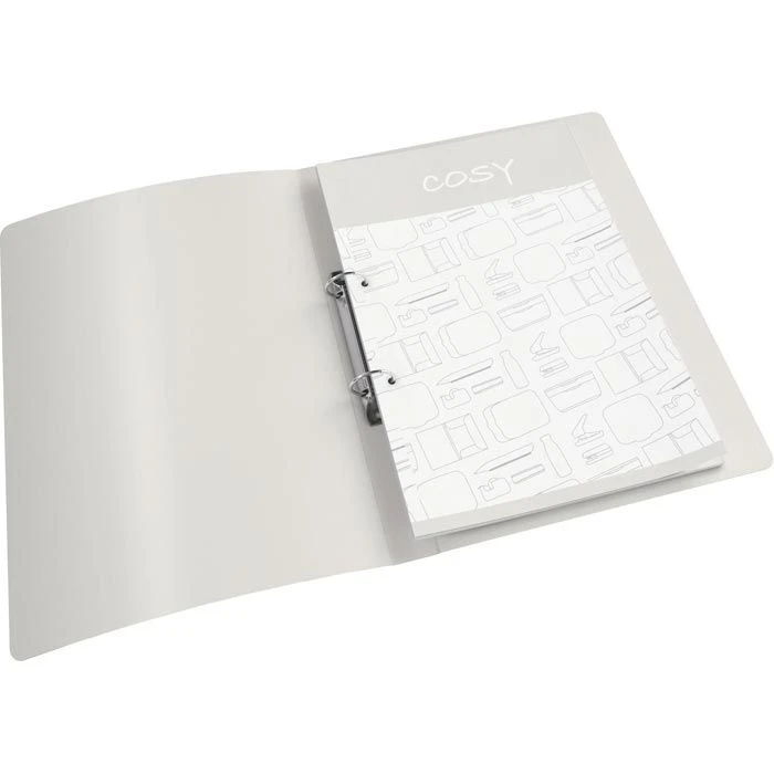 Leitz Ringbuch 4238-00-89, Cosy, A4, 2 Ringe, Ring-Ø 25mm, Grau 3 Leitz Ringbuch 4238-00-89, Cosy, A4, 2 Ringe, Ring-Ø 25mm, Grau – Bild 3