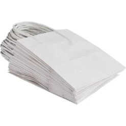 Folia Tragetaschen Weiß, 18 X 21cm, Papiertüten Mit Henkel, 20 Stück -Novus Leitz Verkaufe 987a63c071f4335a28cb2bfd4dc1ae8dc4f83905 tragetaschen folia weiss 18 x 21cm