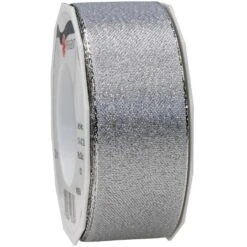 Präsent Geschenkband Wien, Silber, Stoffband, 40mm X 20m, Glitzernd -Novus Leitz Verkaufe 9d7fcdde7e7161a34dbdffcb3d45f8e1e7835632 geschenkband praesent wien silber