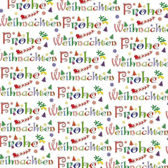 Geschenkpapier 70cm X 2m Frohe Weihnachten 3 Geschenkpapier 70cm X 2m Frohe Weihnachten – Bild 3