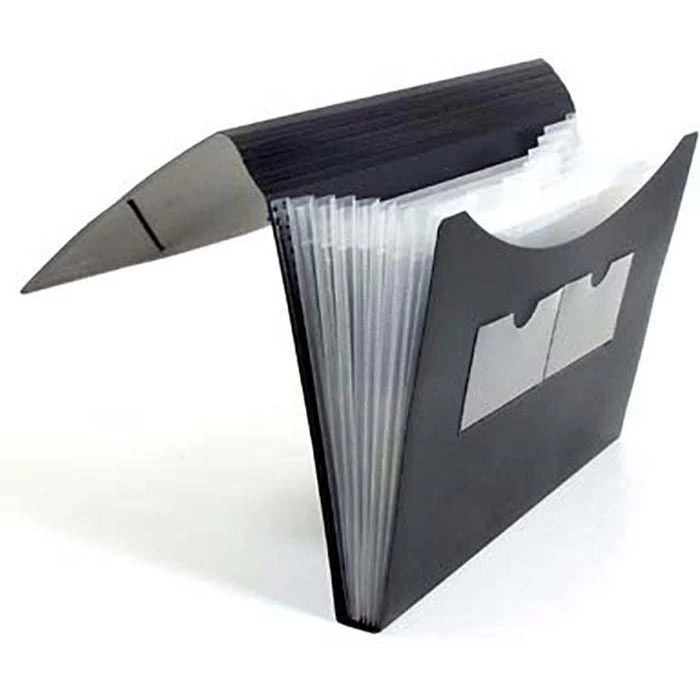 Foldersys Fächermappe 70005-30, A4, Schwarz, Aus Kunststoff, 7 Fächer 3 Foldersys Fächermappe 70005-30, A4, Schwarz, Aus Kunststoff, 7 Fächer – Bild 3