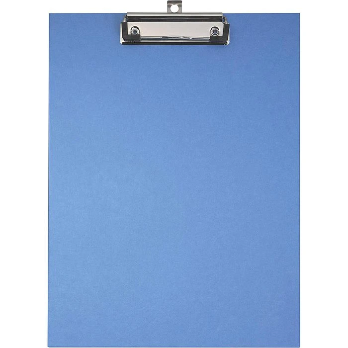Exacompta Klemmbrett 17292E, A4, Hartpappe Mit Kraftpapierbezug, Blau 1 Exacompta Klemmbrett 17292E, A4, Hartpappe Mit Kraftpapierbezug, Blau
