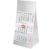 Geiger Tischkalender Mini 3, 3 Monate Auf 1 Seite, Mit Datumsschieber 10 X 20cm