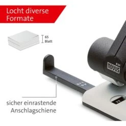 Novus Locher B 265, 025-0266, Schwarz/grau, Registraturlocher, Stanzleistung Ca. 65 Blatt -Novus Leitz Verkaufe aca5db94dc7a0aaea24678e8901391442699876b locher novus b 265 025 0266 schwarzgrau