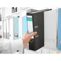 Grüner Balken Ordner A4, Breit, 8cm, Schwarz, Karton, Wolkenmarmor -Novus Leitz Verkaufe b6fd2fdbe051c4606d09efe04fb04abe6b8adcb9 ordner gruener balken karton a4 8cm