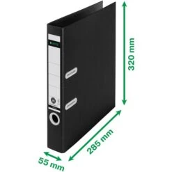 Leitz Ordner Recycle 1019-00-95, Recycling-Karton, A4, 5cm, Schwarz -Novus Leitz Verkaufe b95879ac4d605995e3ef97214e7f894465ddf980 ordner leitz recycle 1019 00 95 recycling karton