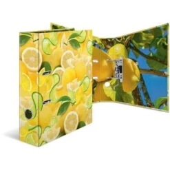 Herma Ordner 7114 Früchte, Karton, A4, 7cm, Motiv Zitrone -Novus Leitz Verkaufe bb11a817fae18fd619c286aa916a7198852cc222 ordner herma 7114 fruechte karton a4