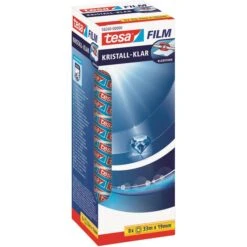 Tesa Klebeband 58260, Multifilm, 19mm X 33m, KernØ 26mm, Kristallklar, 8 Stück