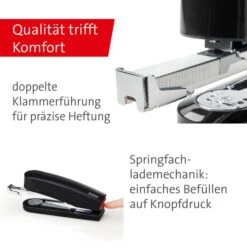Novus B4 020-1267 Heftgerät Heftleistung 40 Blatt Schwarz -Novus Leitz Verkaufe cf247e4f9f9d50f32db1b3024d41d7bf1754b534 heftgeraet novus b4 020 1267