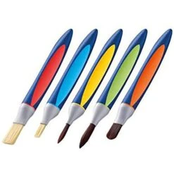 Pelikan Pinsel 700733 Griffix, Pinselset, Haar- & Borstenpinsel, Inkl. Pinselband, 5 Stück -Novus Leitz Verkaufe cfd4de096eb33268e5338144d16d4e009e40bd9b pinsel pelikan 700733 griffix pinselset